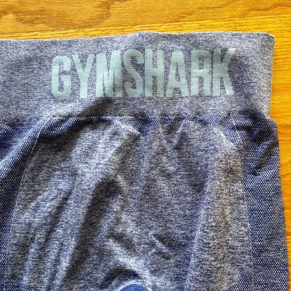 Gymshark Leggings Blue size Small Ankle Length Activewear Athletic - Picture 3 of 7